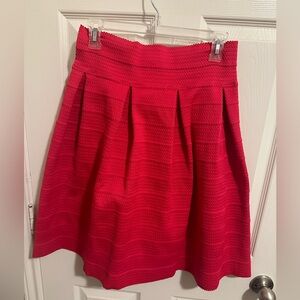 Pink New York & Company Puffer Skirt (Size M)